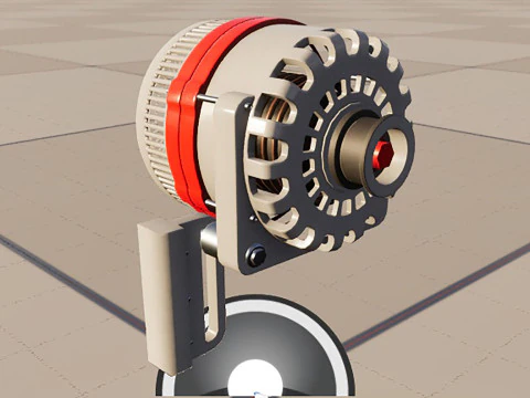 Small engine 3D Model