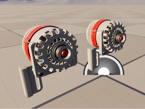 Small engine 3D Model