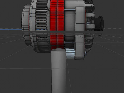 Small engine 3D Model