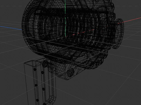 Small engine 3D Model