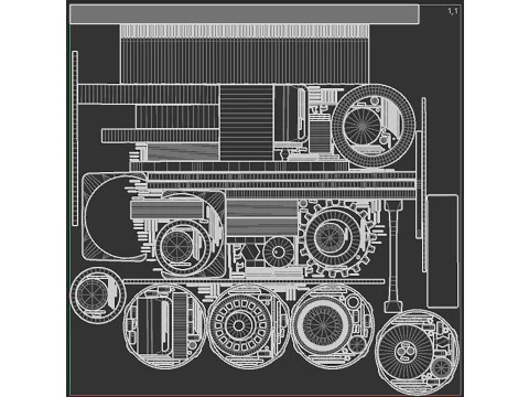 Small engine 3D Model