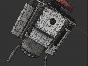 Motor de carro de 8 cilindros Modelo 3D