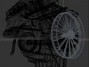 Motor de carro de 8 cilindros Modelo 3D