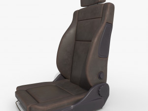 Leather car seat Modelo 3D