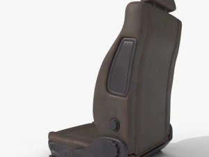 Leather car seat 3D Model