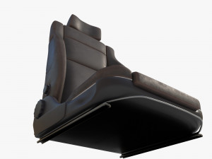 Leather car seat Modelo 3D