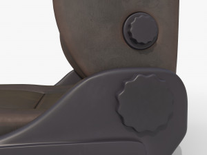 Leather car seat Modelo 3D