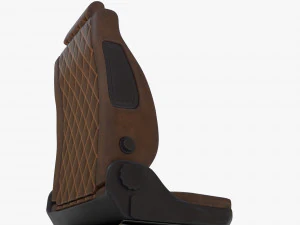 Leather car seat 1 3D Model