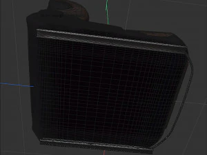 Leather car seat 1 3D Model