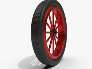 Spoke wheel 1910-1920 Modèle 3D