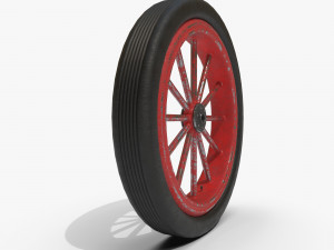 Spoke wheel 1910-1920 Modèle 3D