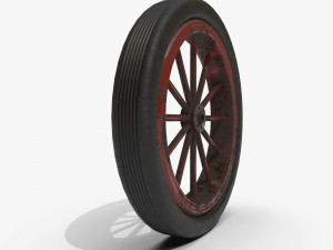 Spoke wheel 1910-1920 Modèle 3D