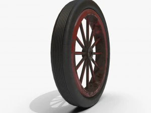 Spoke wheel 1910-1920 3D Model
