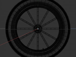 Spoke wheel 1910-1920 Modèle 3D