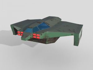 Cargo space ship v4 3D 模型