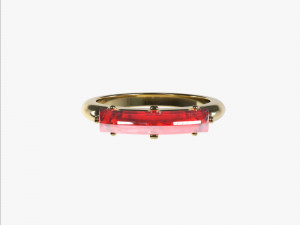 Ring with 1 diamond v2 Modèles 3D en vedette