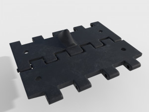 Tank track T-34 3D Model