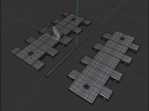 Tank track T-34 3D Model