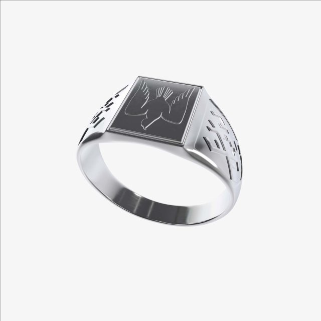 Ring Falcon Model Cetak 3D .c4d .max .obj .3ds .fbx .stl .blend