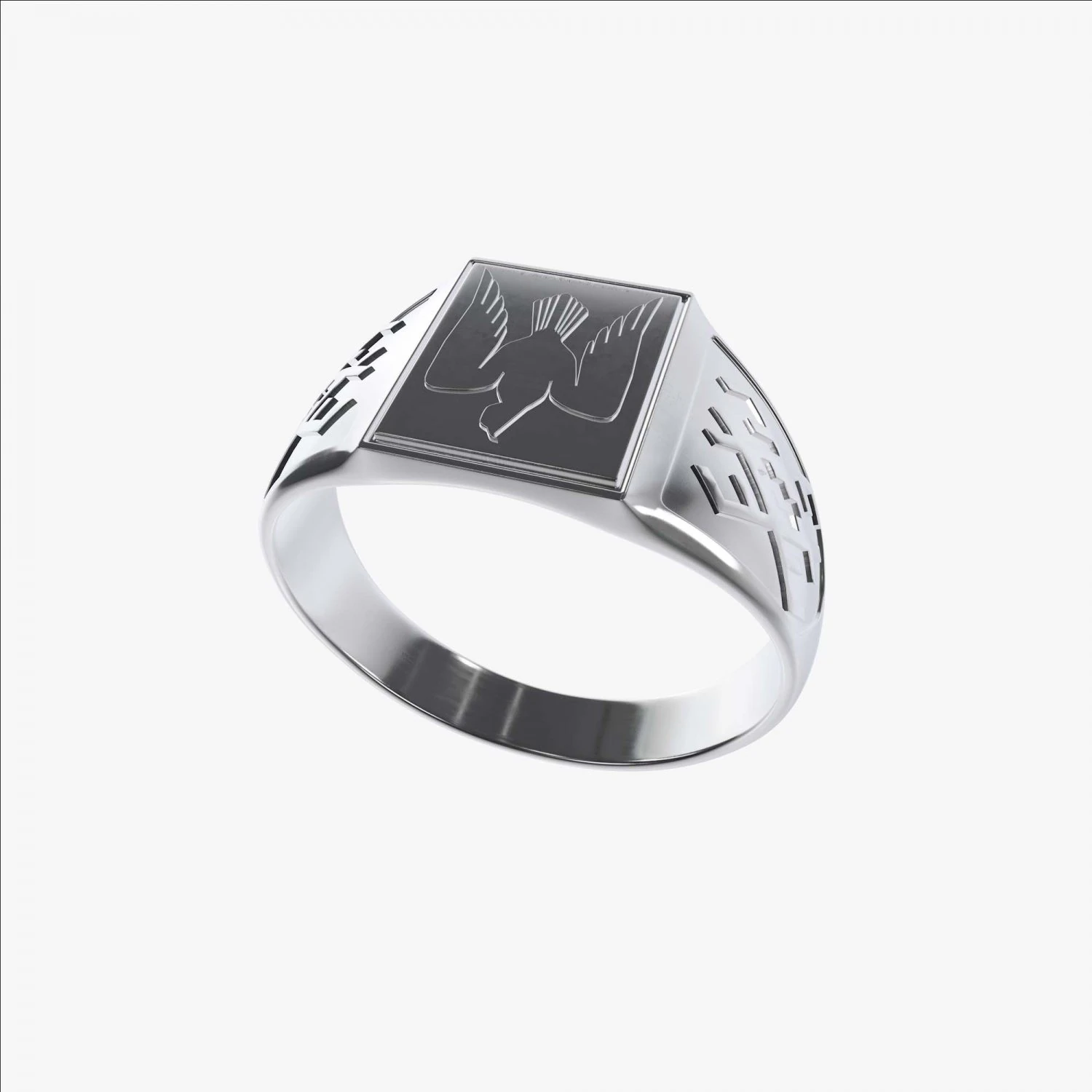 Ring Falcon 3D Print Model .c4d .max .obj .3ds .fbx .stl .blend