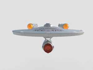 Ship Enterprise NCC-1701 from the original Star Trek 3D Model