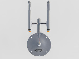 Ship Enterprise NCC-1701 from the original Star Trek 3D Modell