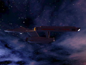 Ship Enterprise NCC-1701 from the original Star Trek 3D Modell