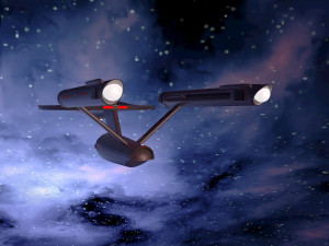 Ship Enterprise NCC-1701 from the original Star Trek 3D Modell