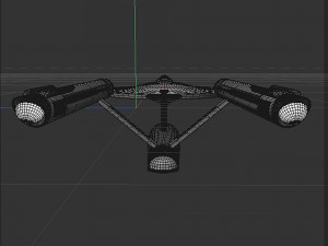 Ship Enterprise NCC-1701 from the original Star Trek 3D Modell