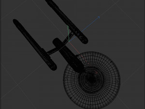 Ship Enterprise NCC-1701 from the original Star Trek 3D Modell