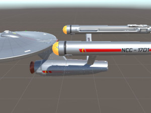 Ship Enterprise NCC-1701 from the original Star Trek 3D Modell