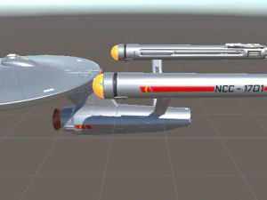 Ship Enterprise NCC-1701 from the original Star Trek 3D Model
