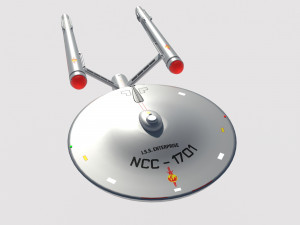Ship Enterprise NCC-1701 of the Terran Empire 3D Models