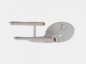 Ship Enterprise NCC-1701 of the Terran Empire 3D Модель
