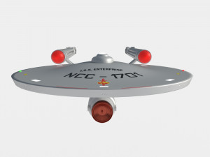 Ship Enterprise NCC-1701 of the Terran Empire 3D Модель