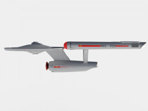 Ship Enterprise NCC-1701 of the Terran Empire 3D Модель