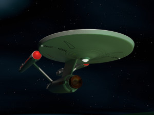 Ship Enterprise NCC-1701 of the Terran Empire 3D Модель