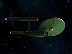 Ship Enterprise NCC-1701 of the Terran Empire 3D Модель