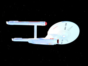 Ship Enterprise NCC-1701 of the Terran Empire 3D Модель