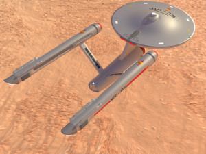 Ship Enterprise NCC-1701 of the Terran Empire 3D Модель