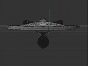 Ship Enterprise NCC-1701 of the Terran Empire 3D Модель