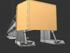 Highway bumper 3D Model