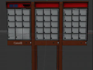 Bo&icirc;te aux lettres Canada Modèle 3D