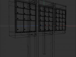 Bo&icirc;te aux lettres Canada Modèle 3D