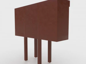 Bo&icirc;te aux lettres Canada Modèle 3D