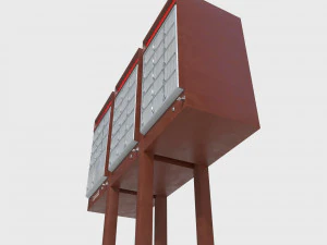 Bo&icirc;te aux lettres Canada Modèle 3D