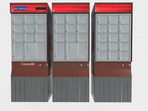 Posta Kutusu Kanada 05 3D Model