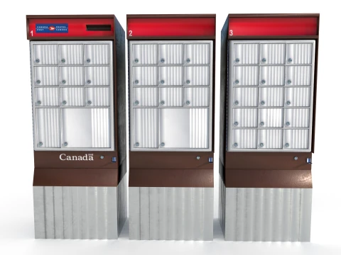 Mailbox Canada 05 3D Model
