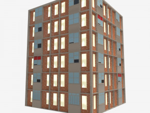 6 storey house Modelo 3D