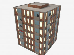 6 storey house 3Dモデル